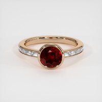 2.01 Ct. Ruby Ring, 18K Rose Gold 1