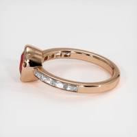 1.60 Ct. Ruby Ring, 18K Rose Gold 4