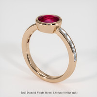 1.62 Ct. Ruby Ring, 18K Rose Gold 2