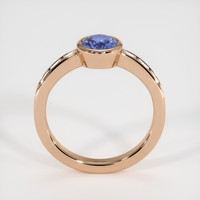 0.75 Ct. Sapphire Ring, 18K Rose Gold 3