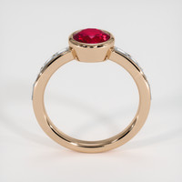 1.60 Ct. Ruby Ring, 18K Rose Gold 3