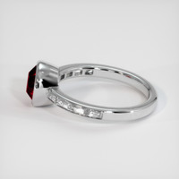 2.01 Ct. Ruby Ring, 10K White Gold 4