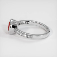 1.60 Ct. Ruby Ring, 14K White Gold 4