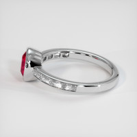 1.60 Ct. Ruby Ring, 14K White Gold 4