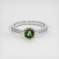 1.27 Ct. Sapphire Ring, 14K White Gold 1