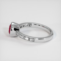 1.74 Ct. Ruby Ring, 18K White Gold 4