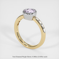 1.29 Ct. Gemstone Ring, 14K White & Yellow 2