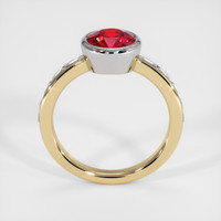 1.88 Ct. Ruby Ring, 14K White & Yellow 3