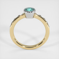 0.67 Ct. Gemstone Ring, 18K White & Yellow 3