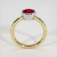 1.74 Ct. Ruby Ring, 18K White & Yellow 3