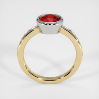 1.60 Ct. Ruby Ring, 18K White & Yellow 3