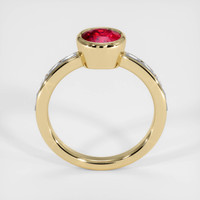 1.51 Ct. Purplish Red Ruby Ring, 10K Yellow Gold 3