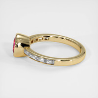 1.51 Ct. Purplish Red Ruby Ring, 10K Yellow Gold 4