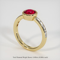 1.60 Ct. Ruby Ring, 10K Yellow Gold 2