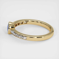 0.56 Ct. Sapphire Ring, 14K Yellow Gold 4