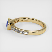 0.66 Ct. Sapphire Ring, 14K Yellow Gold 4