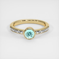 0.67 Ct. Gemstone Ring, 14K Yellow Gold 1