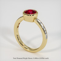 1.74 Ct. Ruby Ring, 14K Yellow Gold 2