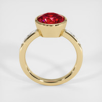 3.73 Ct. Ruby Ring, 14K Yellow Gold 3