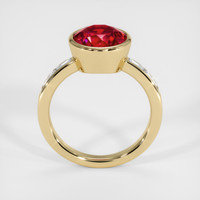 3.73 Ct. Ruby Ring, 14K Yellow Gold 3