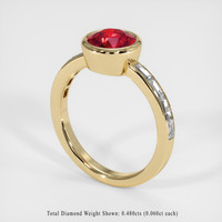 1.88 Ct. Ruby Ring, 14K Yellow Gold 2