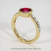 1.62 Ct. Ruby Ring, 14K Yellow Gold 2