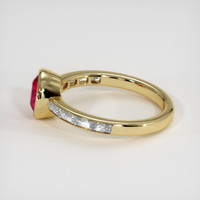 1.60 Ct. Ruby Ring, 14K Yellow Gold 4