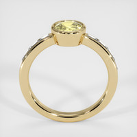 0.94 Ct. Sapphire Ring, 14K Yellow Gold 3