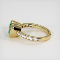 2.59 Ct. Emerald Ring, 18K Yellow Gold 4