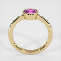 1.09 Ct. Sapphire Ring, 18K Yellow Gold 3