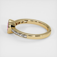 1.09 Ct. Sapphire Ring, 18K Yellow Gold 4