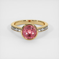 3.07 Ct. Sapphire Ring, 18K Yellow Gold 1