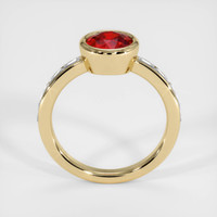 1.60 Ct. Ruby Ring, 18K Yellow Gold 3