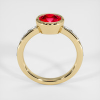 1.38 Ct. Ruby Ring, 18K Yellow Gold 3