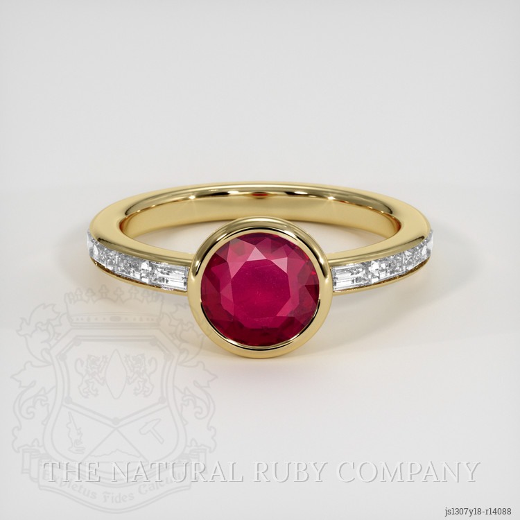 Cheap Ruby Rings Ruby Ring 1.62 Ct. 18K Yellow Gold | The Natural Ruby Company