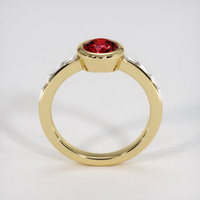 0.93 Ct. Ruby Ring, 18K Yellow Gold 3