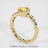 1.54 Ct. Yellow Sapphire Ring, 18K Yellow Gold 2