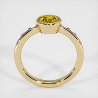 0.94 Ct. Yellow Sapphire Ring, 18K Yellow Gold 3