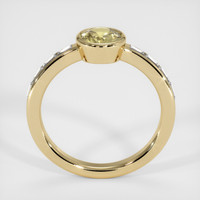 0.71 Ct. Yellow Sapphire Ring, 18K Yellow Gold 3