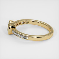 0.71 Ct. Sapphire Ring, 18K Yellow Gold 4