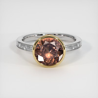 3.34 Ct. Gemstone Ring, 14K Yellow & White 1