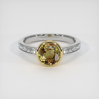 1.71 Ct. Gemstone Ring, 14K Yellow & White 1