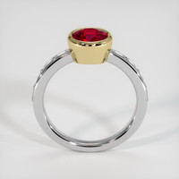 1.74 Ct. Ruby Ring, 14K Yellow & White 3
