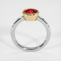 1.60 Ct. Ruby Ring, 14K Yellow & White 3