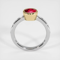 1.51 Ct. Ruby Ring, 14K Yellow & White 3