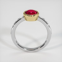 1.60 Ct. Ruby Ring, 14K Yellow & White 3