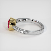 1.60 Ct. Ruby Ring, 14K Yellow & White 4