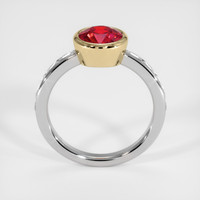 1.88 Ct. Ruby Ring, 18K Yellow & White 3