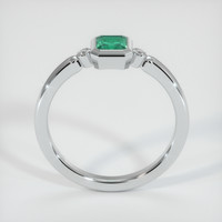0.43 Ct. Emerald  Ring - Platinum 950
