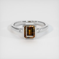 1.57 Ct. Gemstone Ring, Platinum 950 1